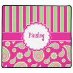 Pink & Green Paisley and Stripes XL Gaming Mouse Pad - 18" x 16" (Personalized)