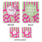 Pink & Green Paisley and Stripes Medium Gift Bag - Approval