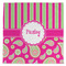 Pink & Green Paisley and Stripes Microfiber Dish Rag - APPROVAL