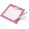 Pink & Green Paisley and Stripes Notepad (Personalized)