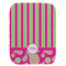 Pink & Green Paisley and Stripes Old Burp Flat