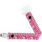 Pink & Green Paisley and Stripes Pacifier Clip - Main
