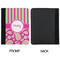 Pink & Green Paisley and Stripes Padfolio Clipboards - Small - APPROVAL