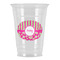Pink & Green Paisley and Stripes Party Cups - 16oz (Personalized)