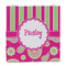 Pink & Green Paisley and Stripes Party Favor Gift Bag - Gloss - Front
