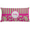 Pink & Green Paisley and Stripes Pillow Case - King (Personalized)