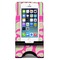 Pink & Green Paisley and Stripes Phone Stand w/ Phone