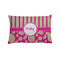 Pink & Green Paisley and Stripes Pillow Case - Standard (Personalized)