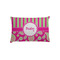 Pink & Green Paisley and Stripes Pillow Case - Toddler - Front