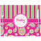 Pink & Green Paisley and Stripes Placemat with Props
