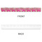 Pink & Green Paisley and Stripes Plastic Ruler - 12" - APPROVAL