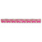 Pink & Green Paisley and Stripes Plastic Ruler - 12" - FRONT