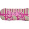 Pink & Green Paisley and Stripes Putter Cover (Front)