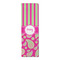 Pink & Green Paisley and Stripes Runner Rug - 2.5'x8' w/ Name or Text