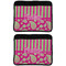 Pink & Green Paisley and Stripes Seat Belt Cover (APPROVAL Update)