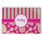 Pink & Green Paisley and Stripes Serving Tray (Personalized)