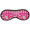 Pink & Green Paisley and Stripes Sleeping Eye Mask - Front Large