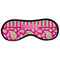 Pink & Green Paisley and Stripes Sleeping Eye Masks - Large (Personalized)