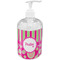 Pink & Green Paisley and Stripes Soap / Lotion Dispenser (Personalized)