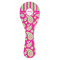 Pink & Green Paisley and Stripes Spoon Rest Trivet - FRONT