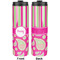 Pink & Green Paisley and Stripes Stainless Steel Tumbler 20 Oz - Approval