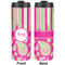 Pink & Green Paisley and Stripes Stainless Steel Tumbler - Apvl