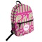 Pink & Green Paisley and Stripes Student Backpack (Personalized)