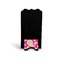 Pink & Green Paisley and Stripes Stylized Phone Stand - Back