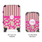 Pink & Green Paisley and Stripes Suitcase Set 4 - APPROVAL
