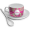 Pink & Green Paisley and Stripes Tea Cup Single
