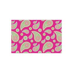 Pink & Green Paisley and Stripes Tissue Paper Sheets - Small - Heavyweight