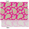 Pink & Green Paisley and Stripes Tissue Paper - Heavyweight - XL - Front & Back