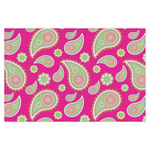 Pink & Green Paisley and Stripes Tissue Paper Sheets - X-Large - Heavyweight