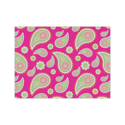 Pink & Green Paisley and Stripes Tissue Paper Sheets - Medium - Lightweight
