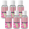 Pink & Green Paisley and Stripes Travel Bottle Kit - Group Shot