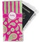 Pink & Green Paisley and Stripes Vinyl Document Wallet - Main