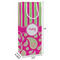 Pink & Green Paisley and Stripes Wine Gift Bag - Dimensions