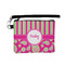 Pink & Green Paisley and Stripes Wristlet ID Case w/ Name or Text