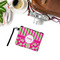 Pink & Green Paisley and Stripes Wristlet ID Cases - LIFESTYLE