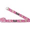 Pink & Green Paisley and Stripes Yoga Strap
