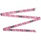 Pink & Green Paisley and Stripes Yoga Strap - Full View - Apvl