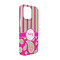 Pink & Green Paisley and Stripes iPhone 13 Case - Angle