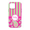 Pink & Green Paisley and Stripes iPhone 13 Tough Case - Back