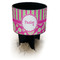 Pink & Green Paisley and Stripes Black Beach Spiker Drink Holder (Personalized)