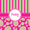 Pink & Green Paisley and Stripes