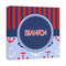 Classic Anchor & Stripes Canvas Print - 12x12 (Personalized)