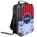 Classic Anchor & Stripes Kids Hard Shell Backpack (Personalized)