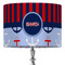 Classic Anchor & Stripes 16" Drum Lamp Shade - Fabric (Personalized)