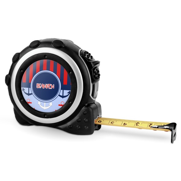 Custom Classic Anchor & Stripes Tape Measure - 16 Ft (Personalized)