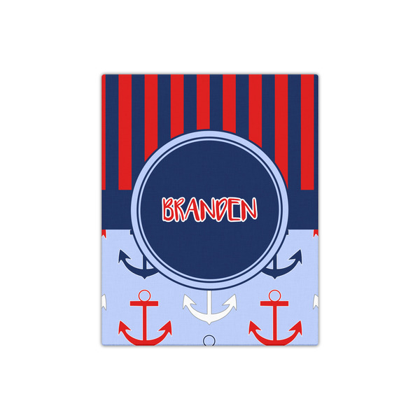 Classic Anchor & Stripes 16x20 - Canvas Print - Front View